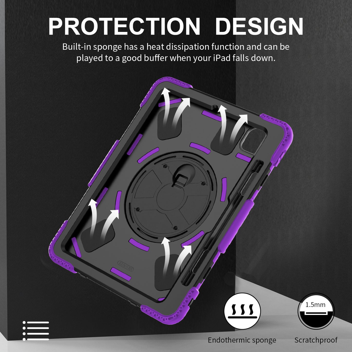 Tough On Rugged Protective Case for iPad
