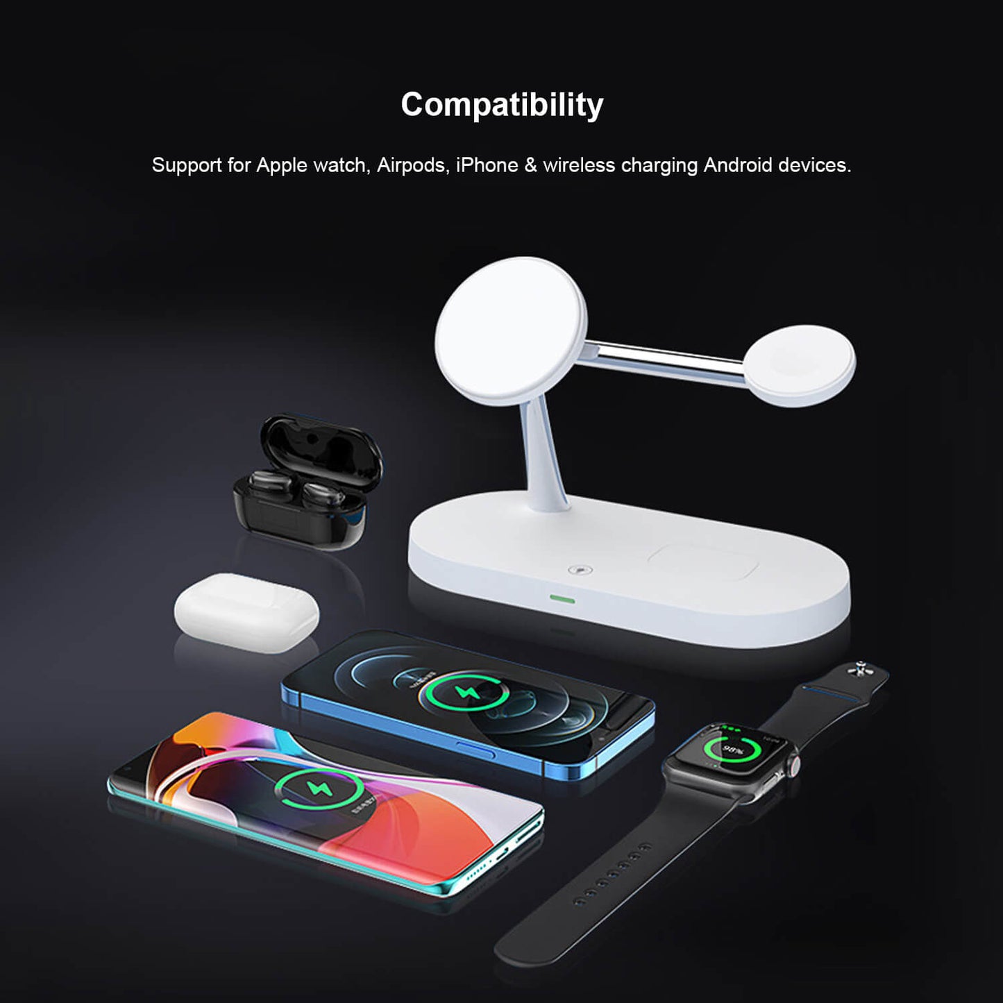 Tough On 5 in 1 Magnetic Wireless Charger (for Apple Devices) and 30W USB-C Charger(AU) Bundle