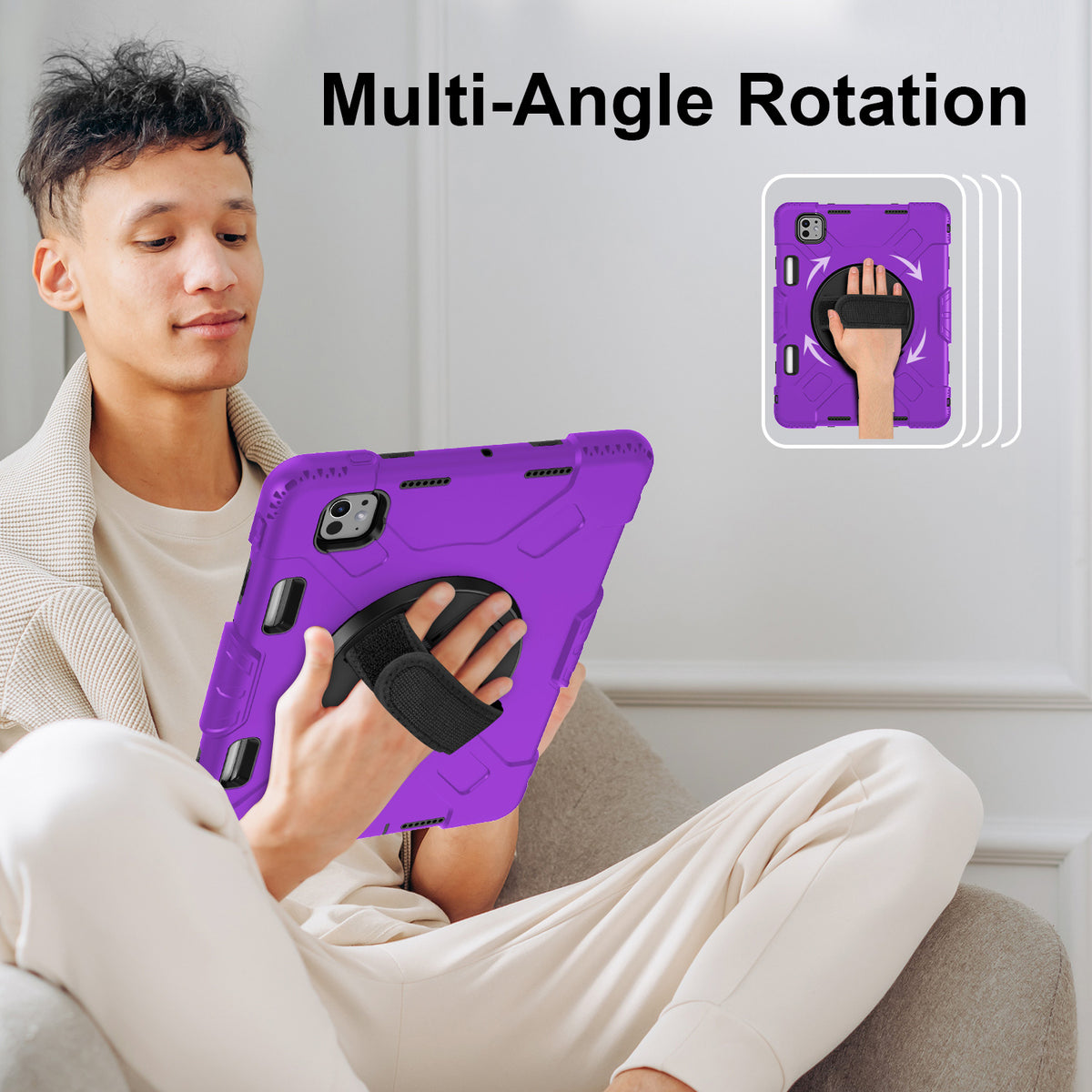 Tough On Rugged Protective Case for iPad