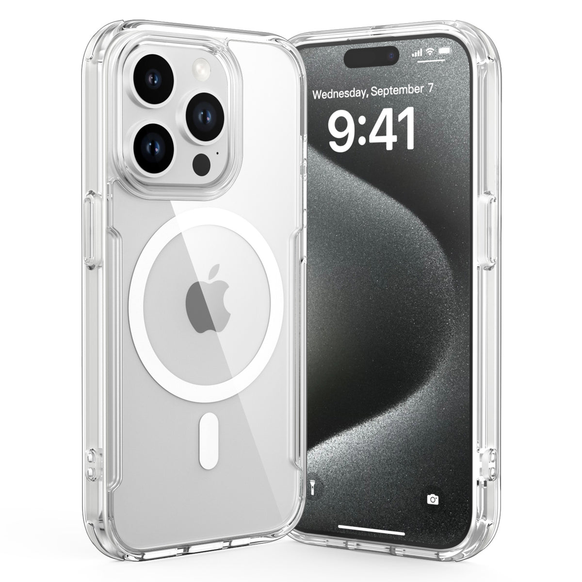 Tough On Clear MagSafe Case with No Yellowing for iPhone
