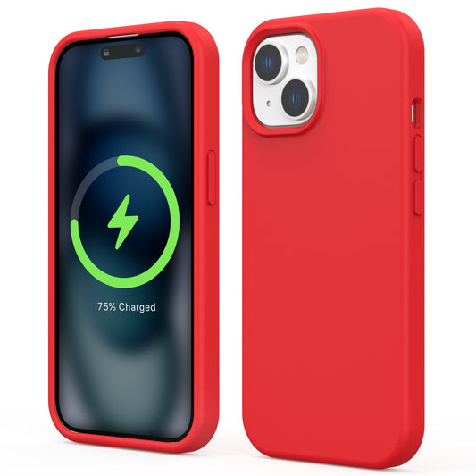 Tough On iPhone 16e / iPhone 15 Strong Liquid Silicone Case with Magsafe