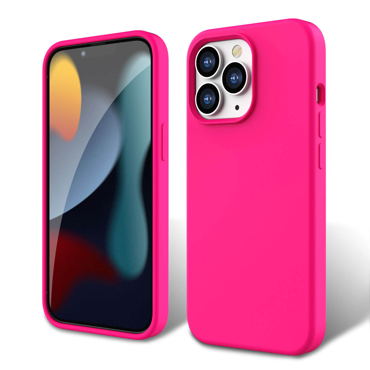 Tough On iPhone 12 Pro Max Case Strong Liquid Silicone Case Black