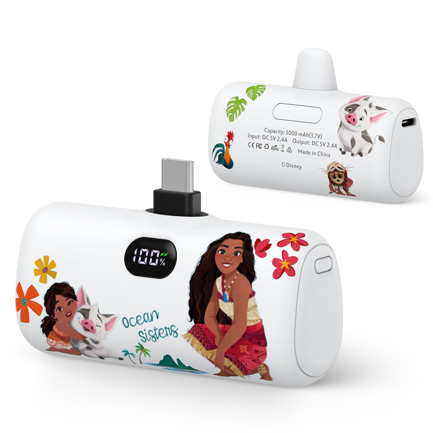 Disney Compact 5000mAh Power Bank with USB-C Connector