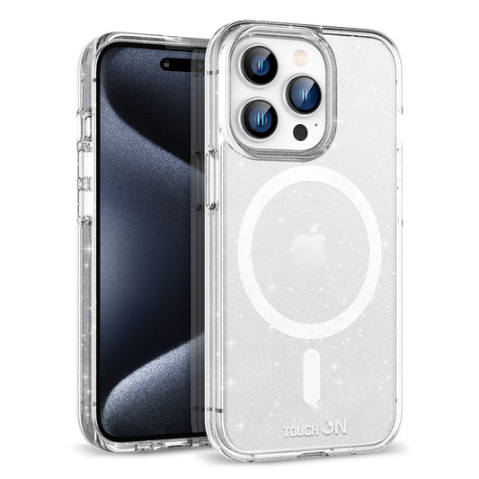 Tough On iPhone 15 Pro Clear Case with MagSafe