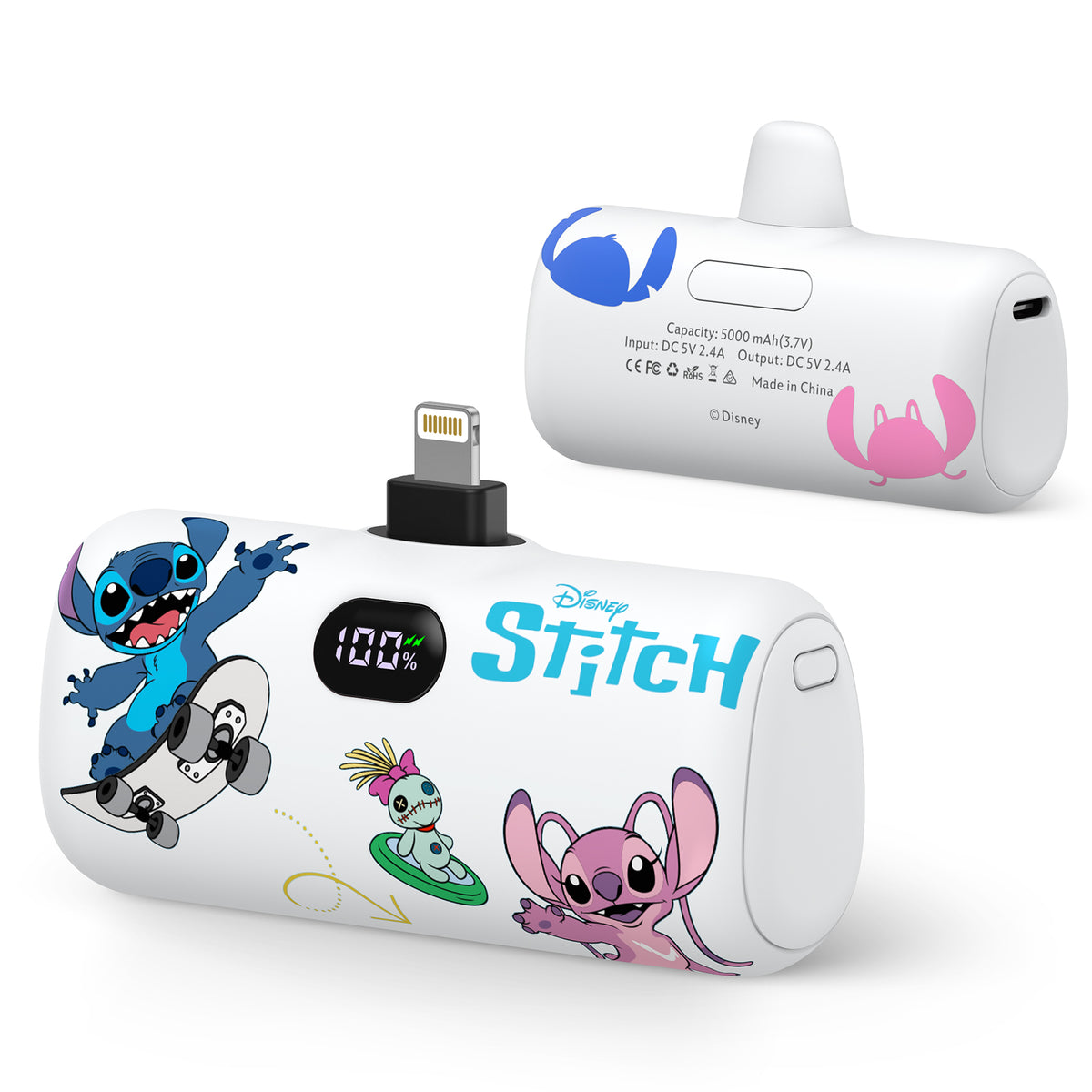Disney Compact 5000mAh Power Bank with Lightning Connector