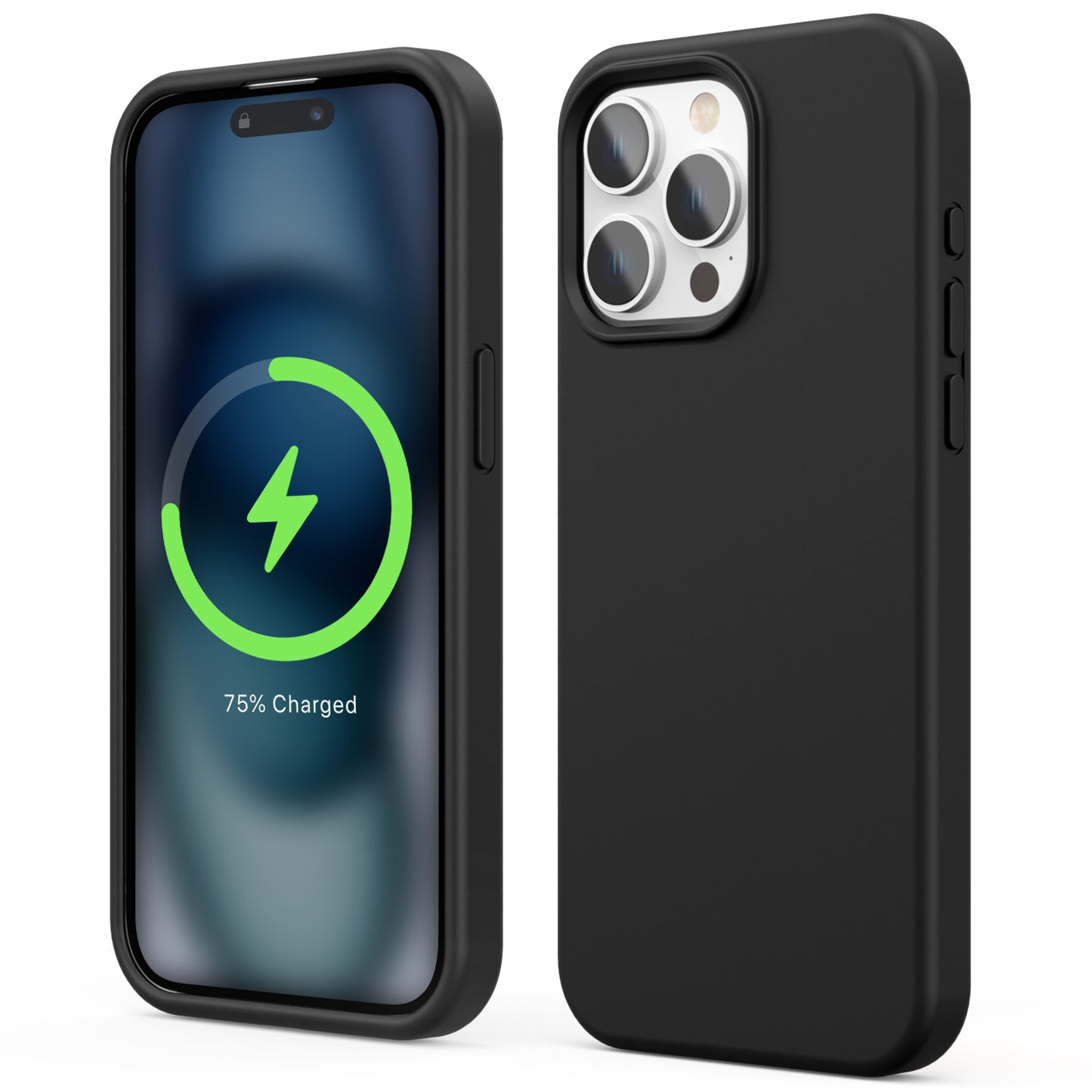 Tough On iPhone 15 Pro Strong Liquid Silicone Case with Magsafe