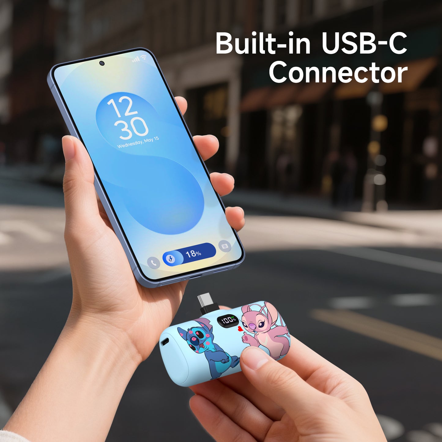 Disney Compact 5000mAh Power Bank with USB-C Connector