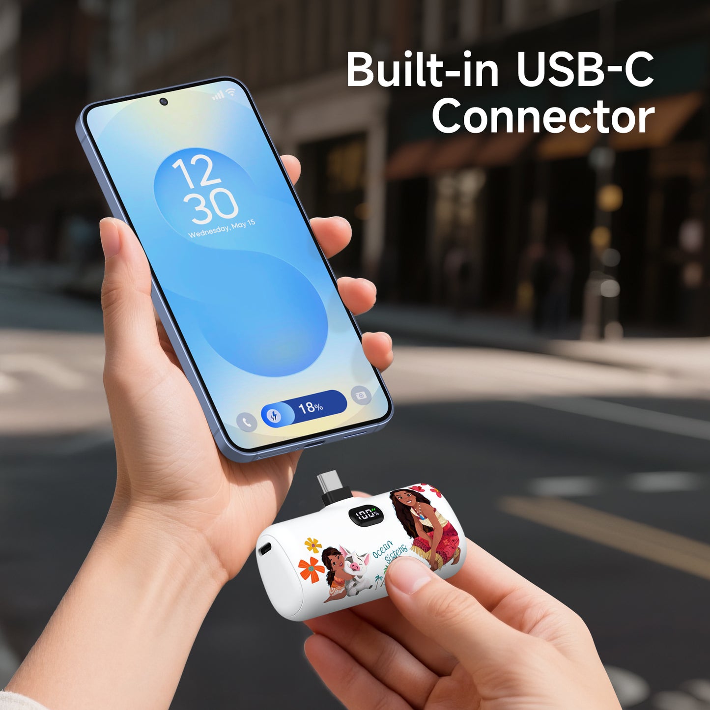 Disney Compact 5000mAh Power Bank with USB-C Connector