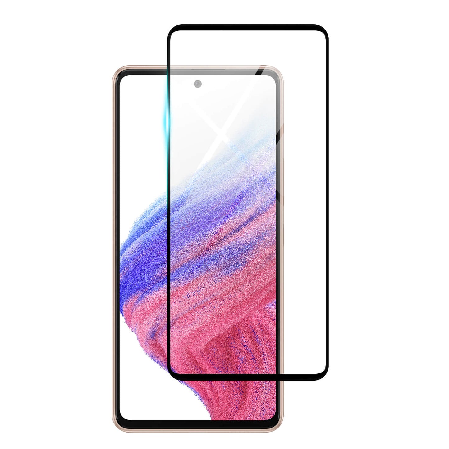 Tough on Samsung Galaxy A53 / A52s /A52 Tempered Glass Screen Protector Black