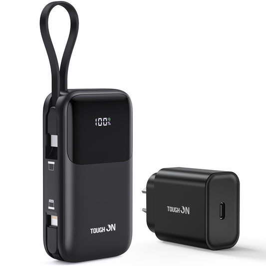 Tough On 10000mAh Power Bank (20W) + USB-C Charger (30W,AU) Bundle