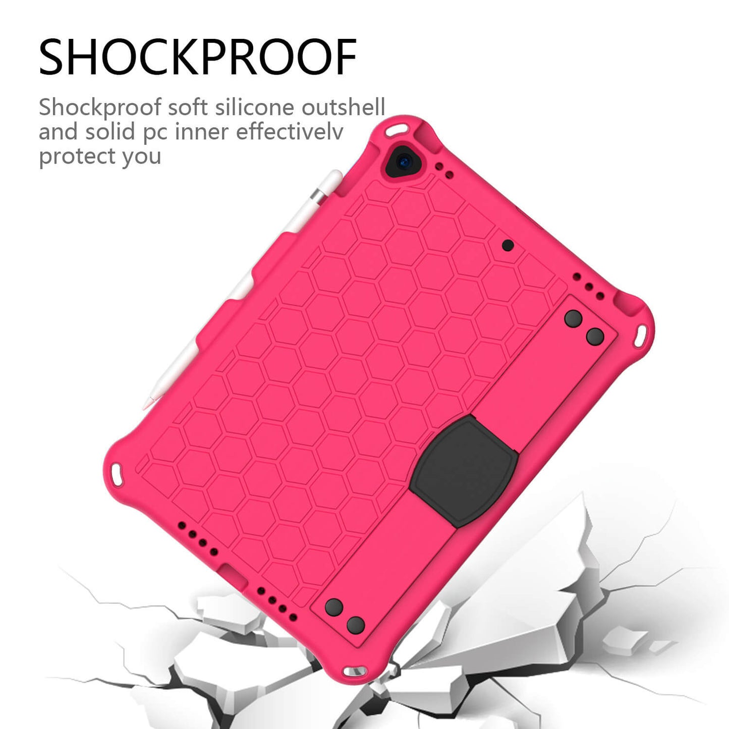 Tough On iPad 9 / 8 / 7th Gen 10.2 inch Case Beehive Style EVA