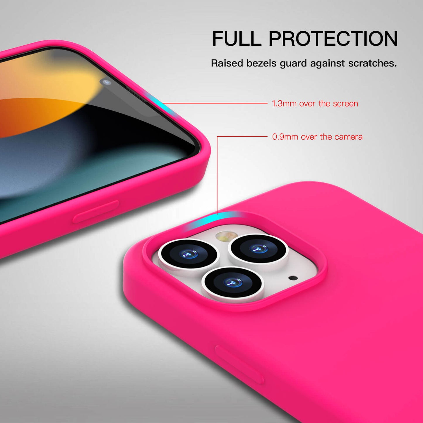 Tough On iPhone 12 Pro Max Case Strong Liquid Silicone Case Black