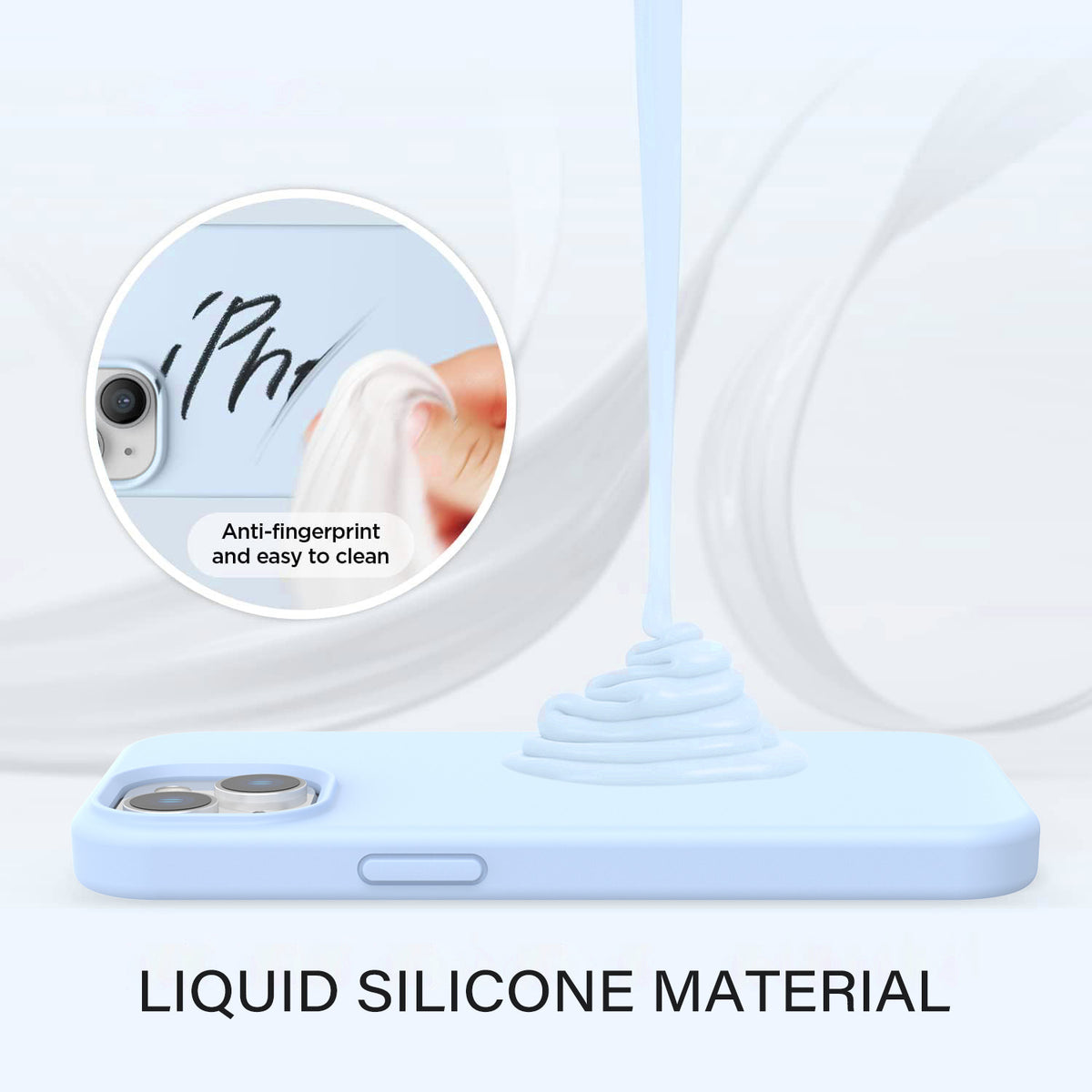 Tough On iPhone 16e / iPhone 15 Strong Liquid Silicone Case with Magsafe