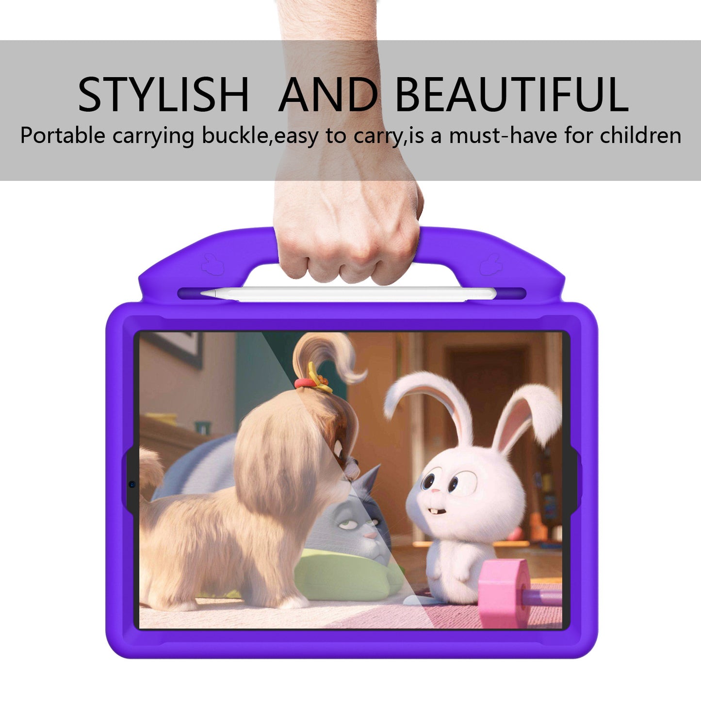 Tough On iPad Air / Air 2 9.7" Case EVA Kids Protection Purple