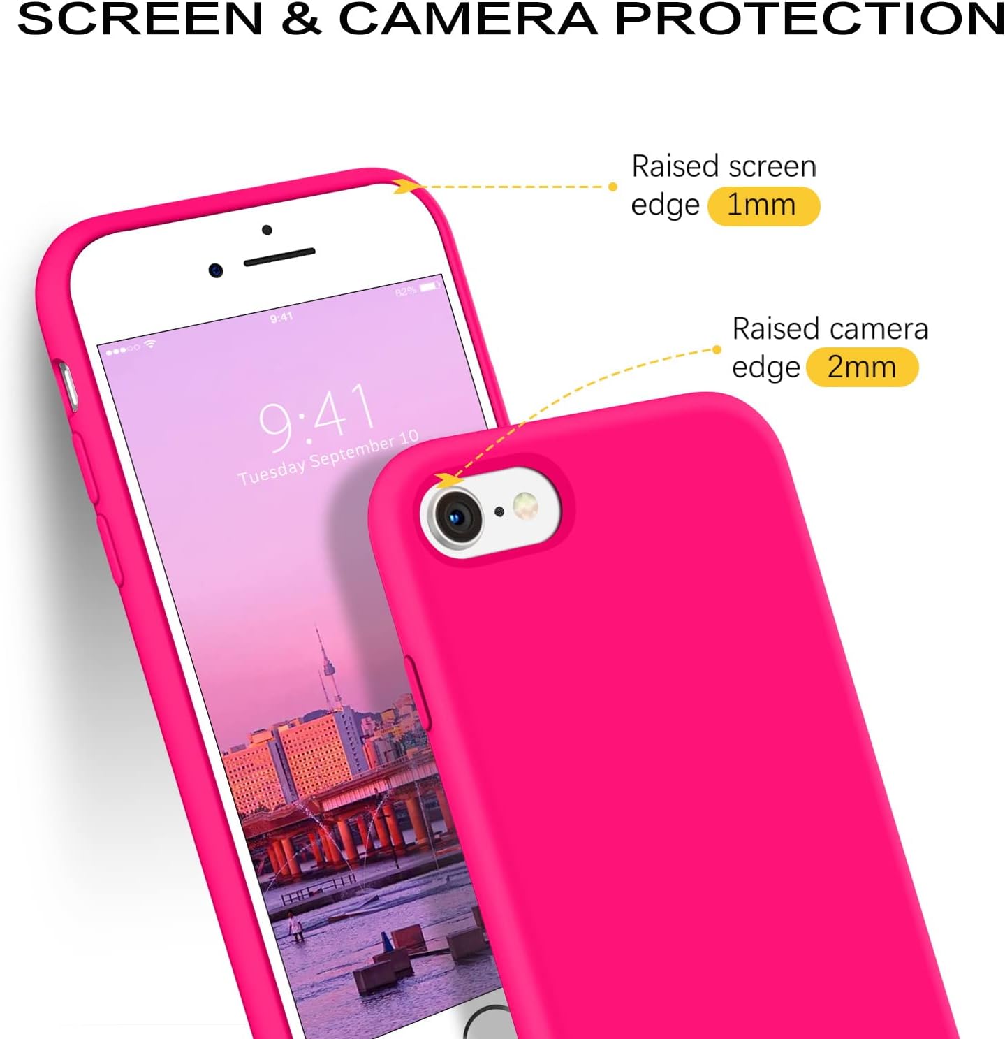 Tough on iPhone SE 2022 & 2020/iPhone 7 & 8 Case Liquid Silicone