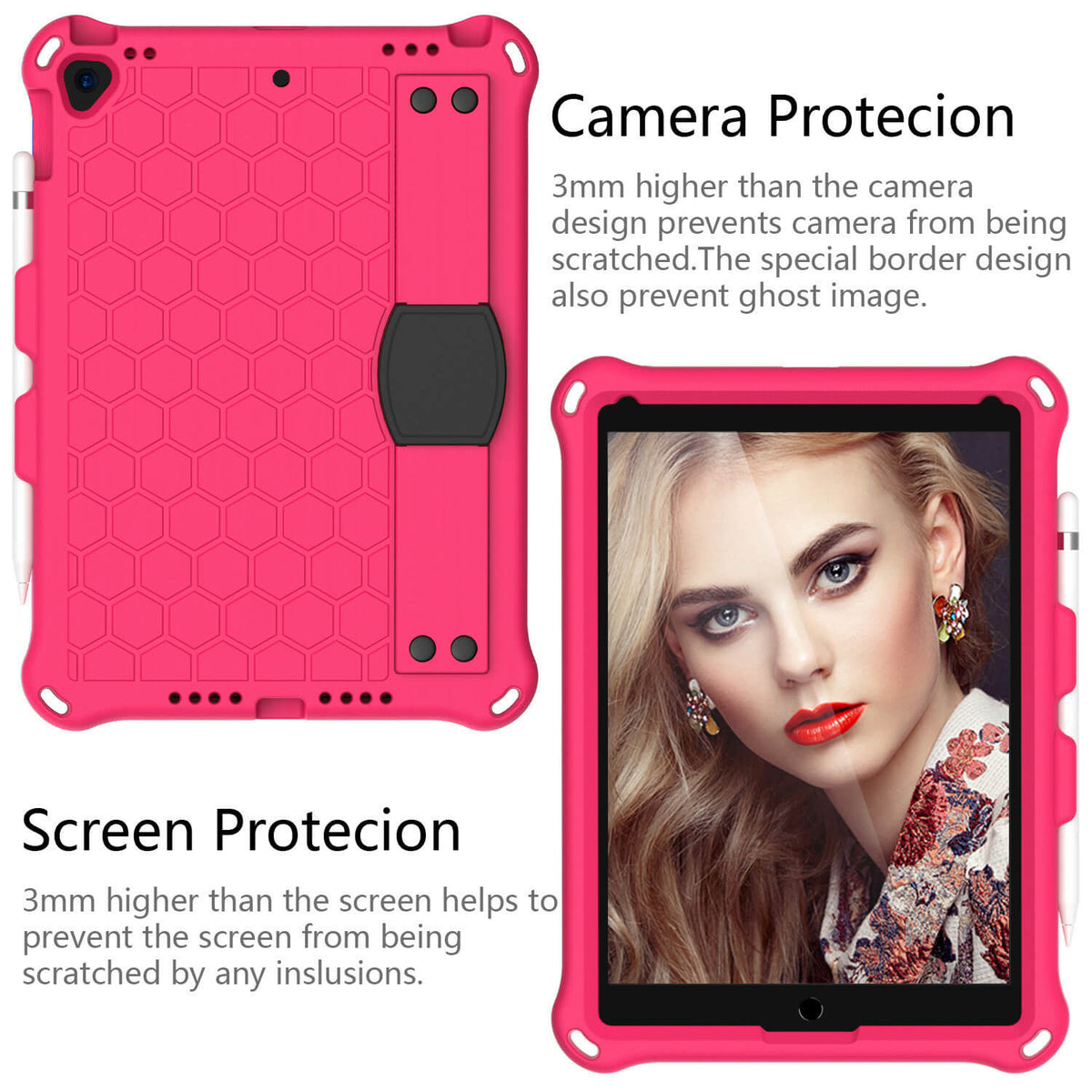 Tough On iPad 9 / 8 / 7th Gen 10.2 inch Case Beehive Style EVA