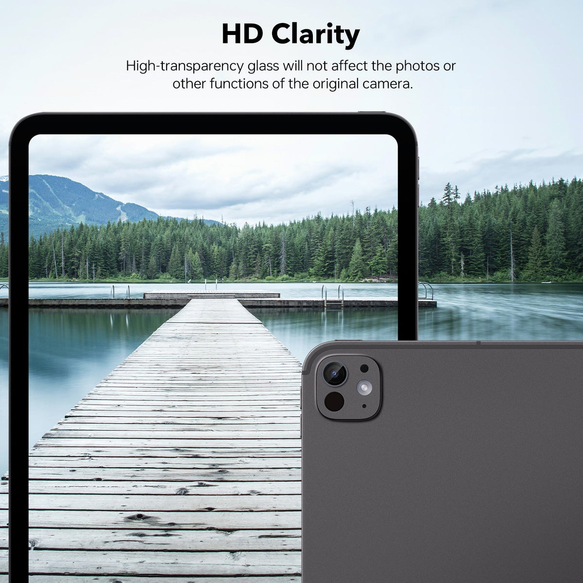 Tough On iPad Pro 13" 2025 / 2024 Rear Camera Protector Tempered Glass