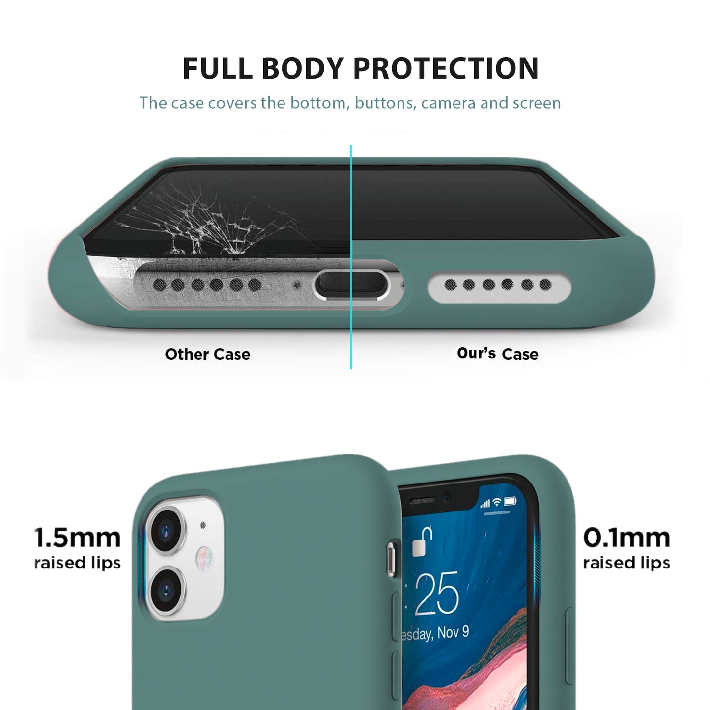 iPhone 12 / iPhone 12 Pro Case Tough On Strong Liquid Silicone
