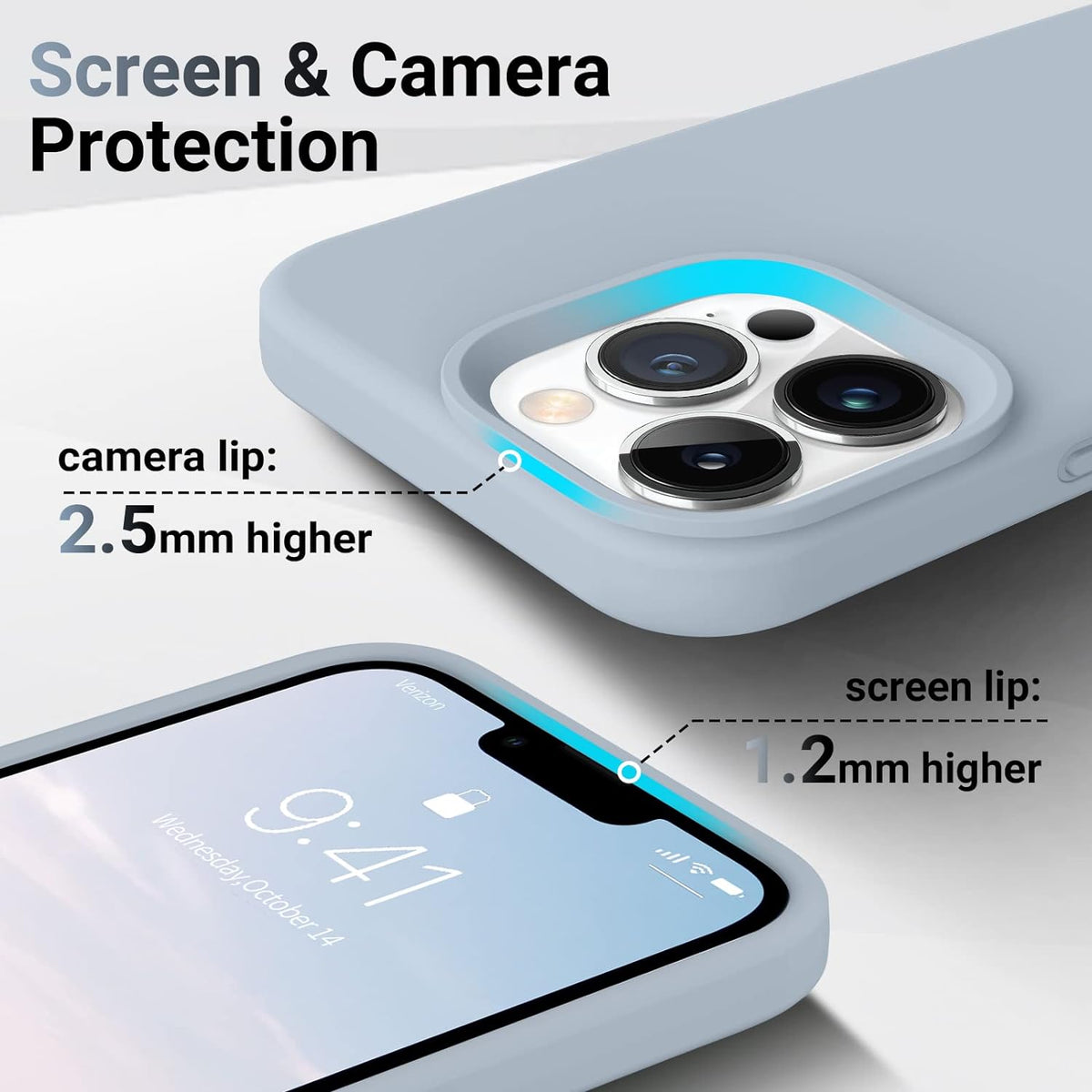 Tough On iPhone 12 Pro Max Case Strong Liquid Silicone Case Black