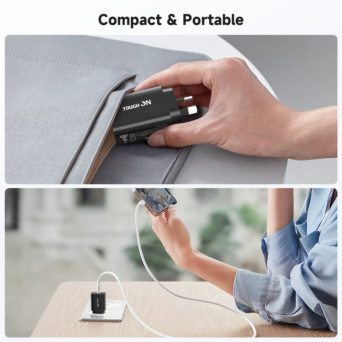 Tough On Wall Charger 20W USB C Fast Charge PD 3.0