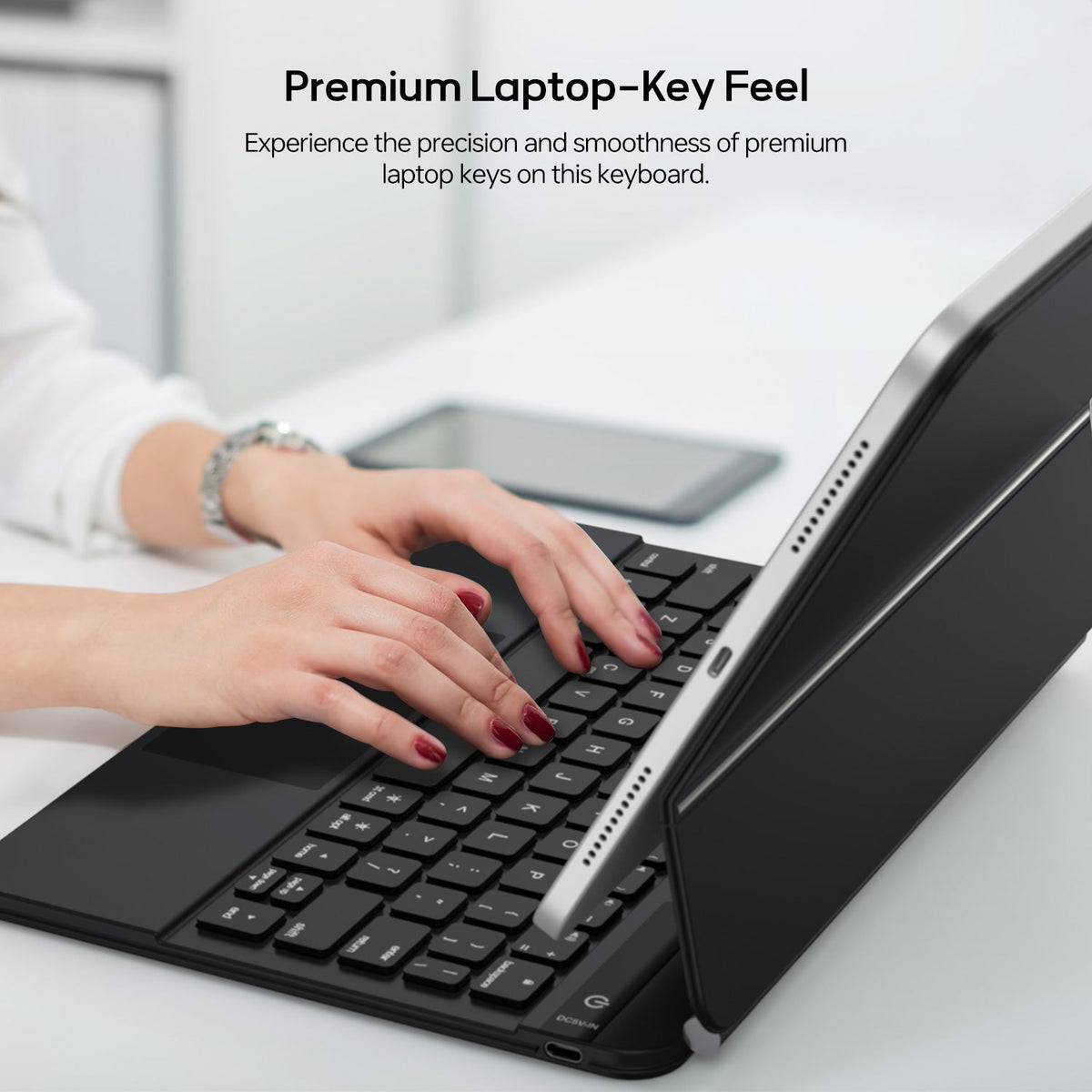 Tough On Magnetic Keyboard Case with Trackpad for iPad