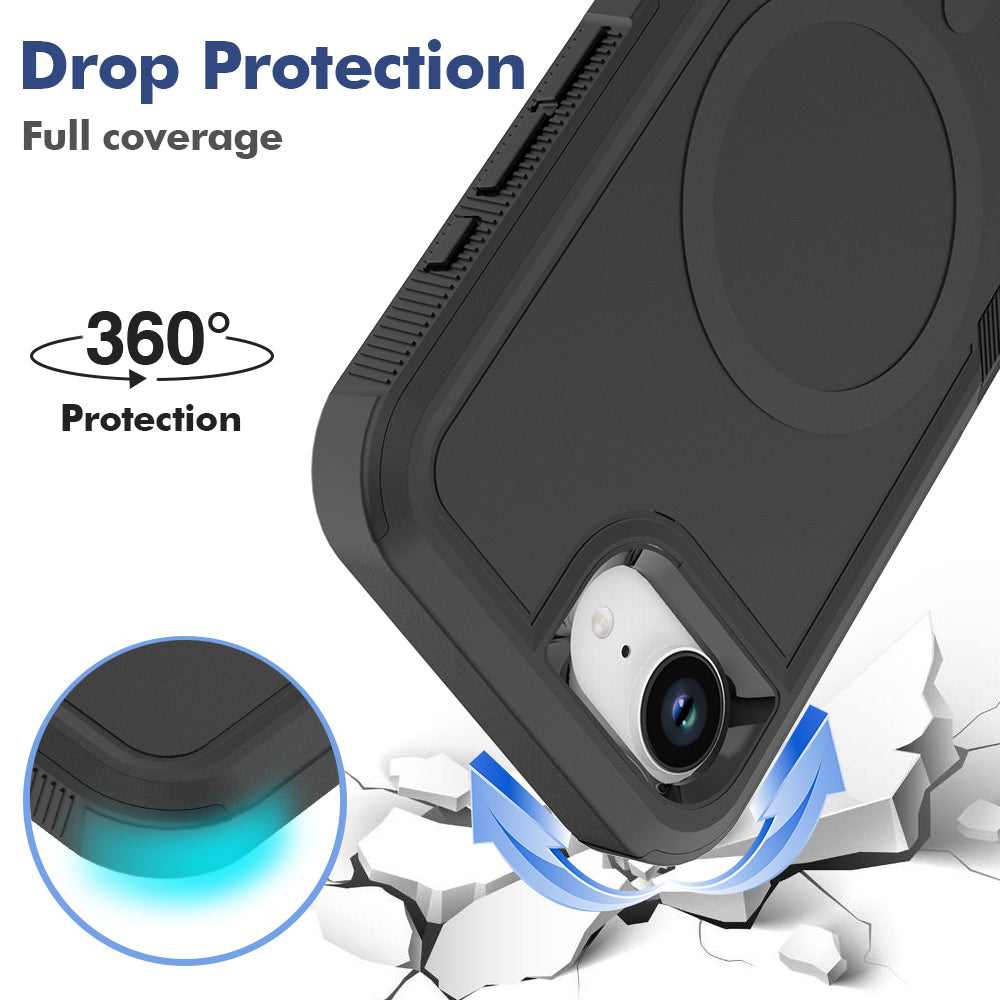 Tough On iPhone 17e / 16e Case with MagSafe Armor Black