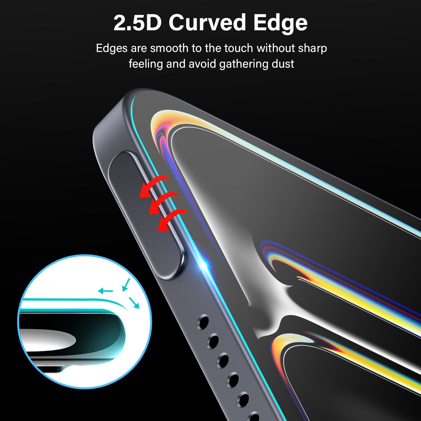 Tough On iPad Pro 11" 2024 Screen Protector Full Cover Tempered Glass