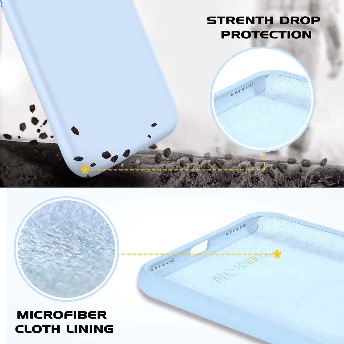 Tough on iPhone SE 2022 & 2020/iPhone 7 & 8 Case Liquid Silicone