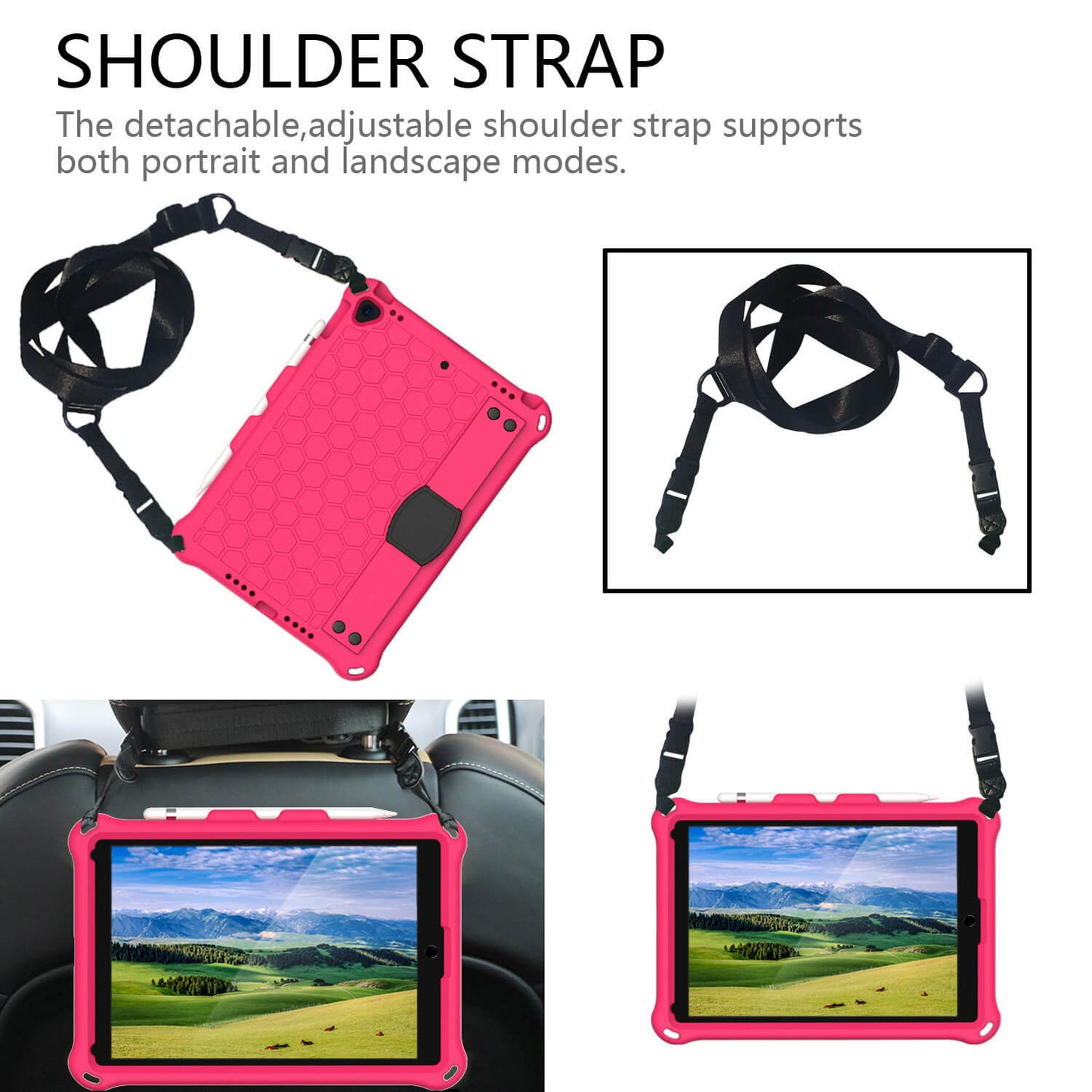 Tough On iPad 9 / 8 / 7th Gen 10.2 inch Case Beehive Style EVA