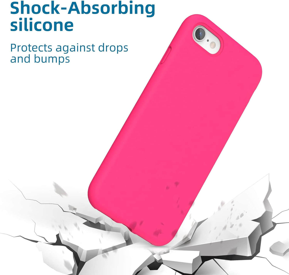 Tough on iPhone SE 2022 & 2020/iPhone 7 & 8 Case Liquid Silicone