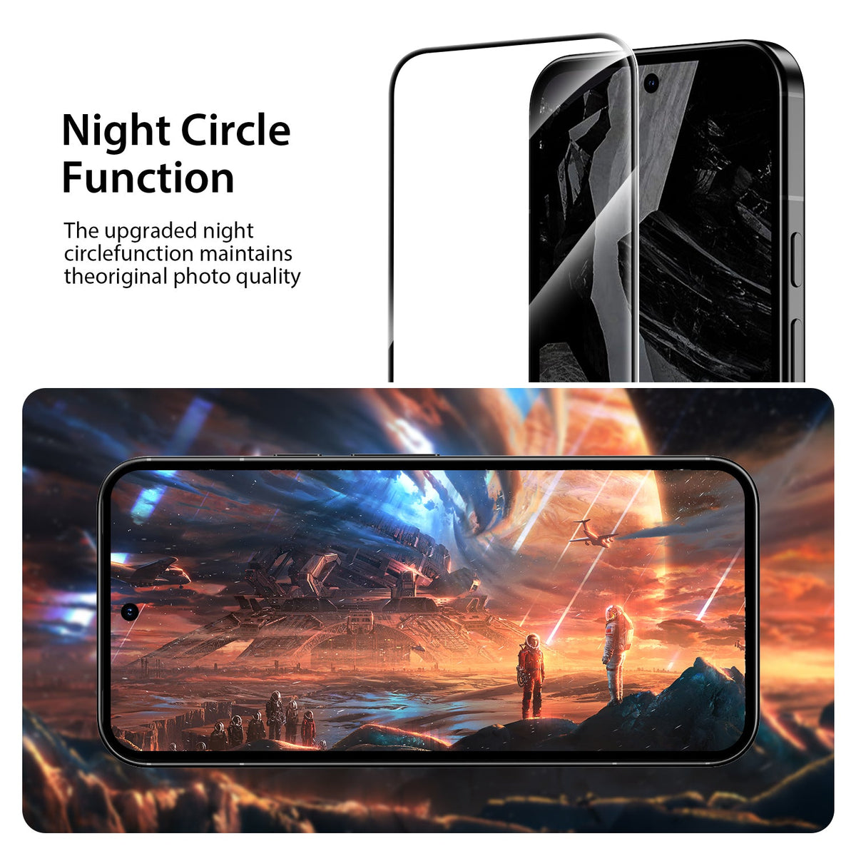 Tough On Google Pixel 9 Pro / 10 Pro / 10 Tempered Glass Screen Protector
