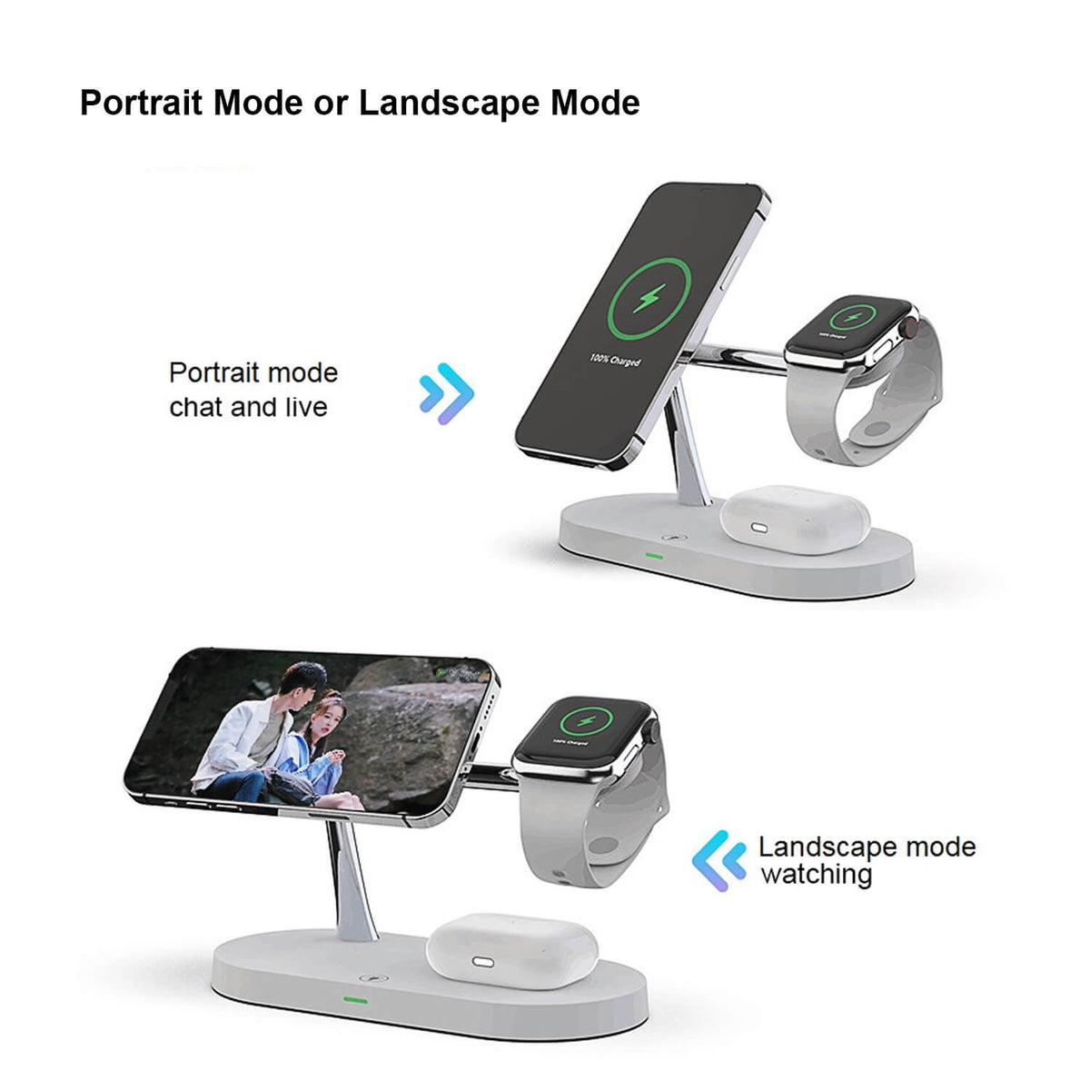 Tough On 5 in 1 Magnetic Wireless Charger (for Apple Devices) and 30W USB-C Charger(AU) Bundle