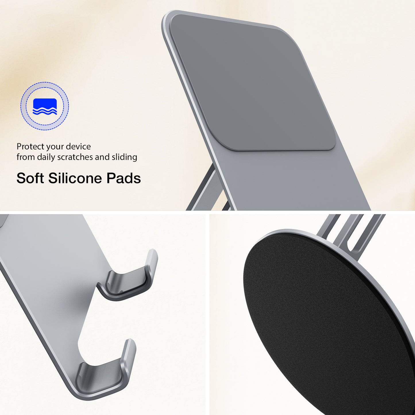 Phone Holder Stand 360 Rotating Foldable Desktop Stand
