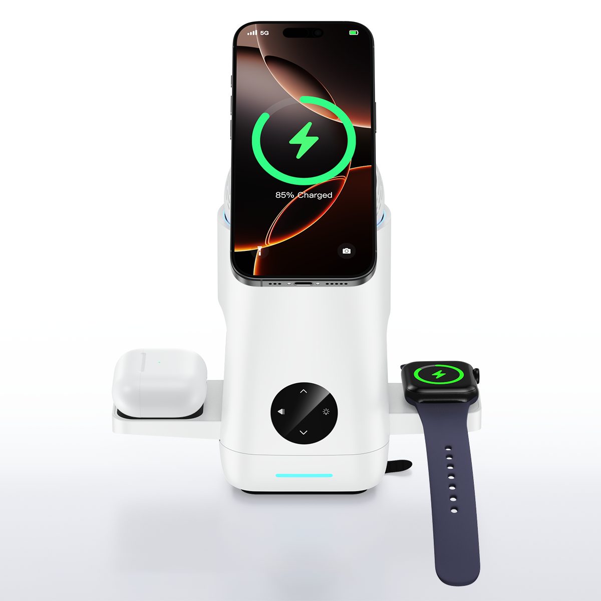 2 Pack Tough On MagMax Qi2 3-in-1 Wireless Charger