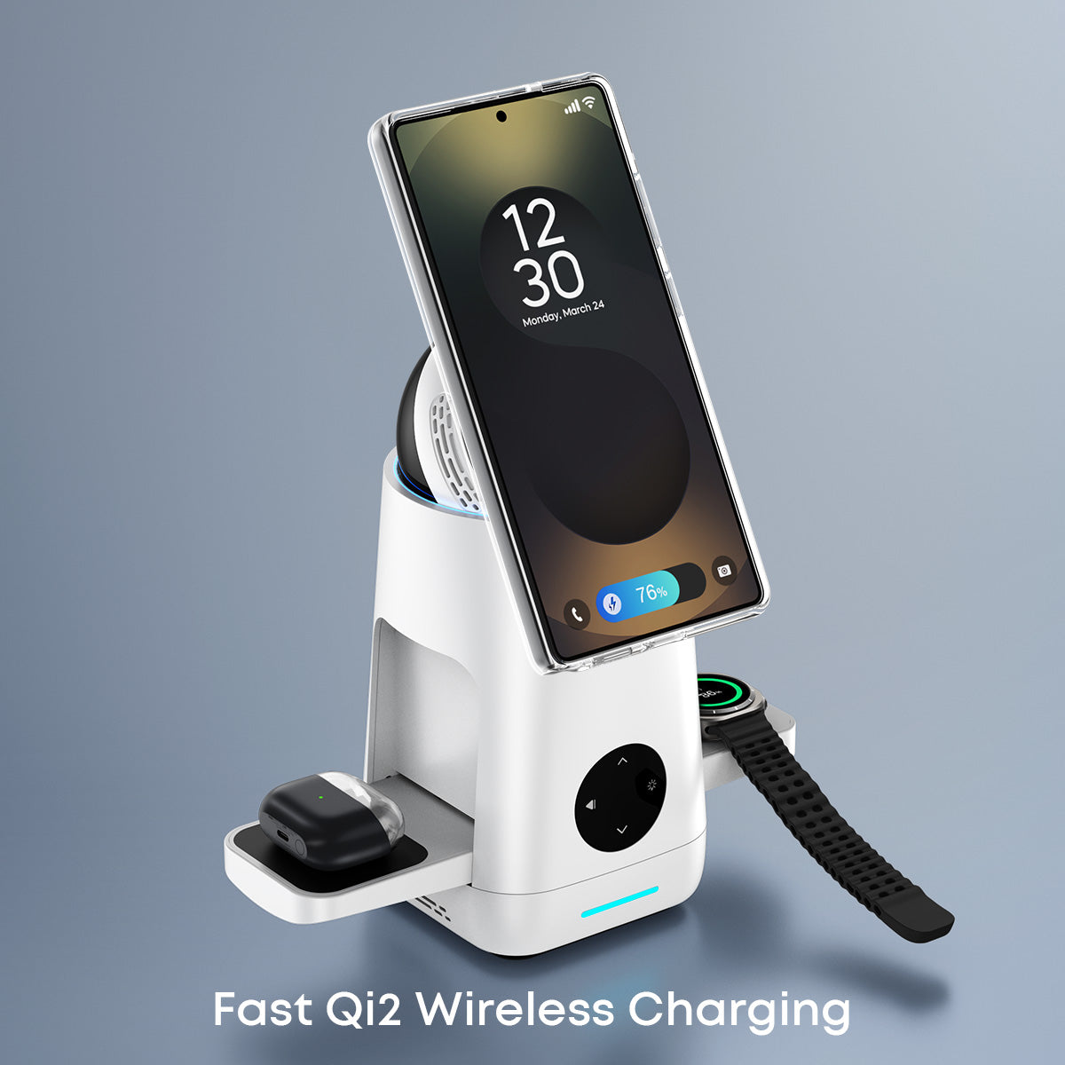 2 Pack Tough On MagMax Qi2 3-in-1 Wireless Charger