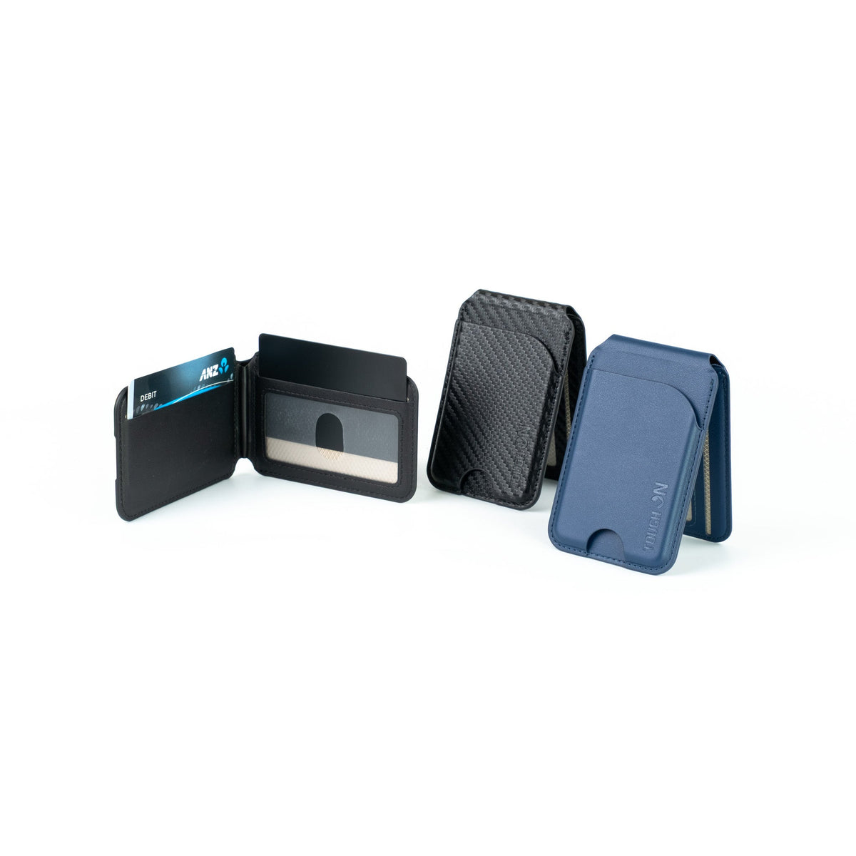 Magnetic Wallet Card Holder With FlexStand