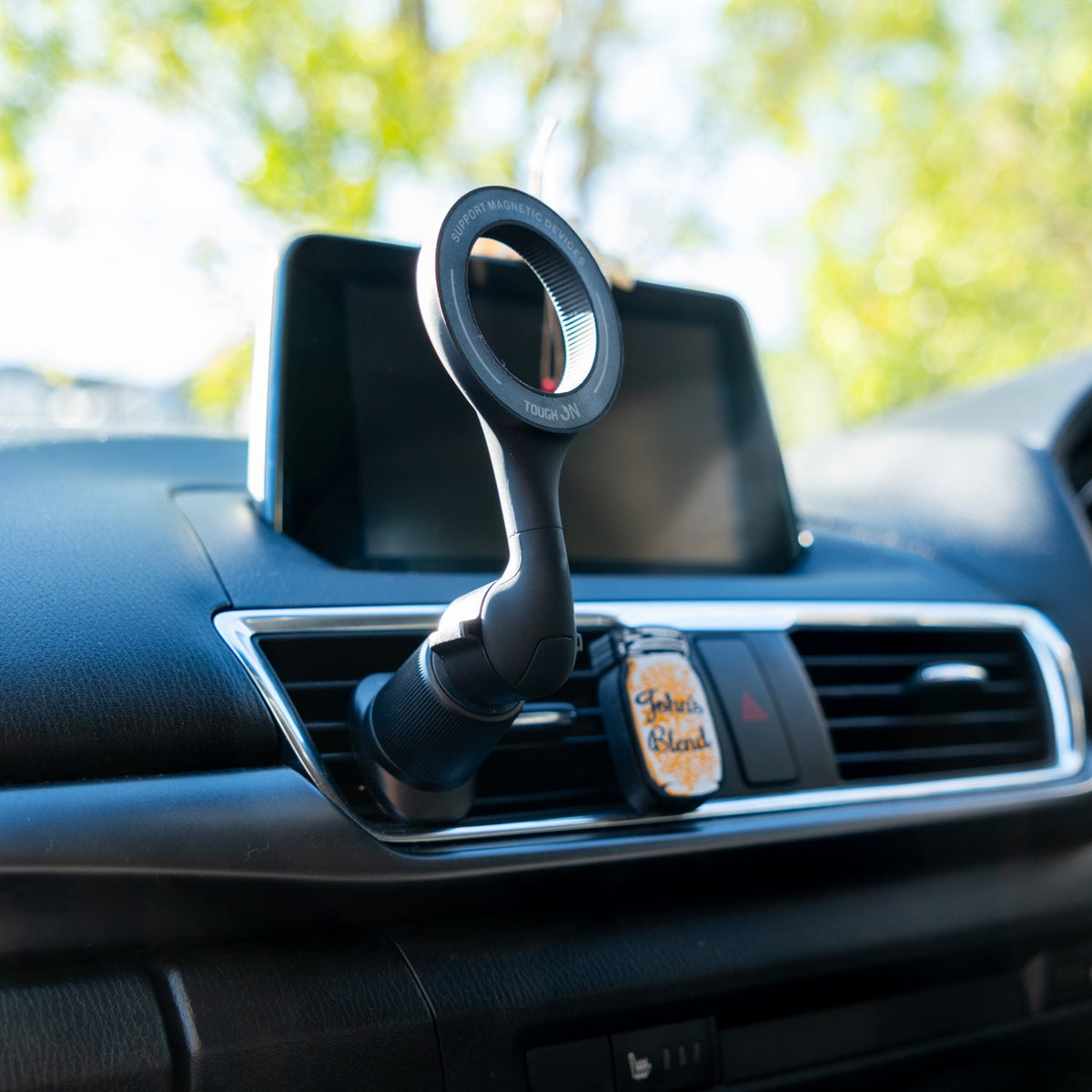 2 Pack Tough On MagSafe Car Mount Magnetic Phone Holder for Car Air Vent