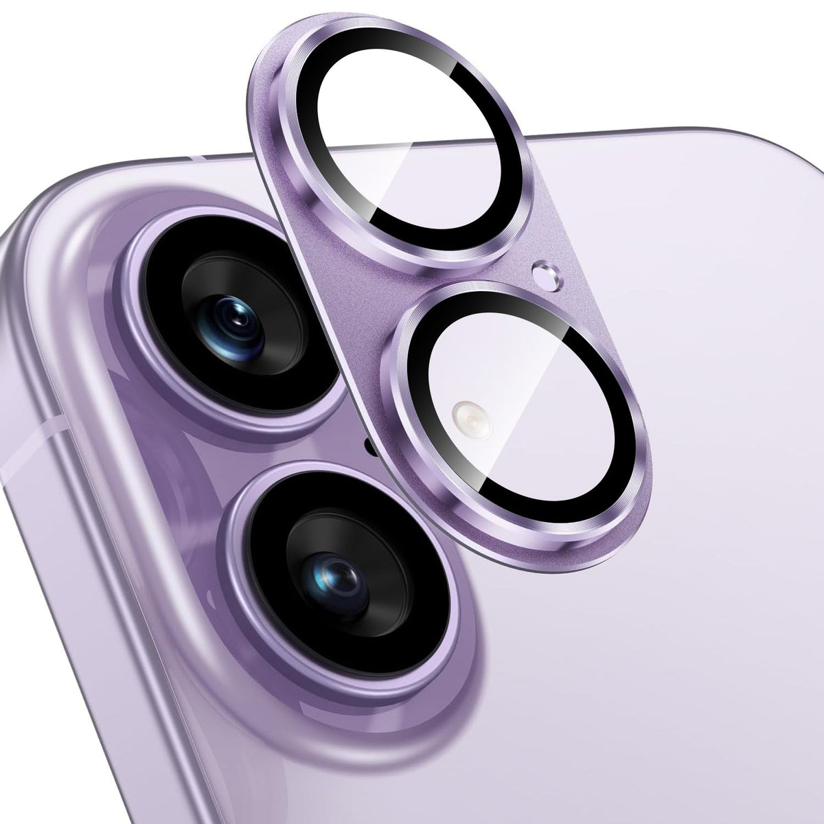 Tough On Rear Camera Protector Matte Metal for iPhone