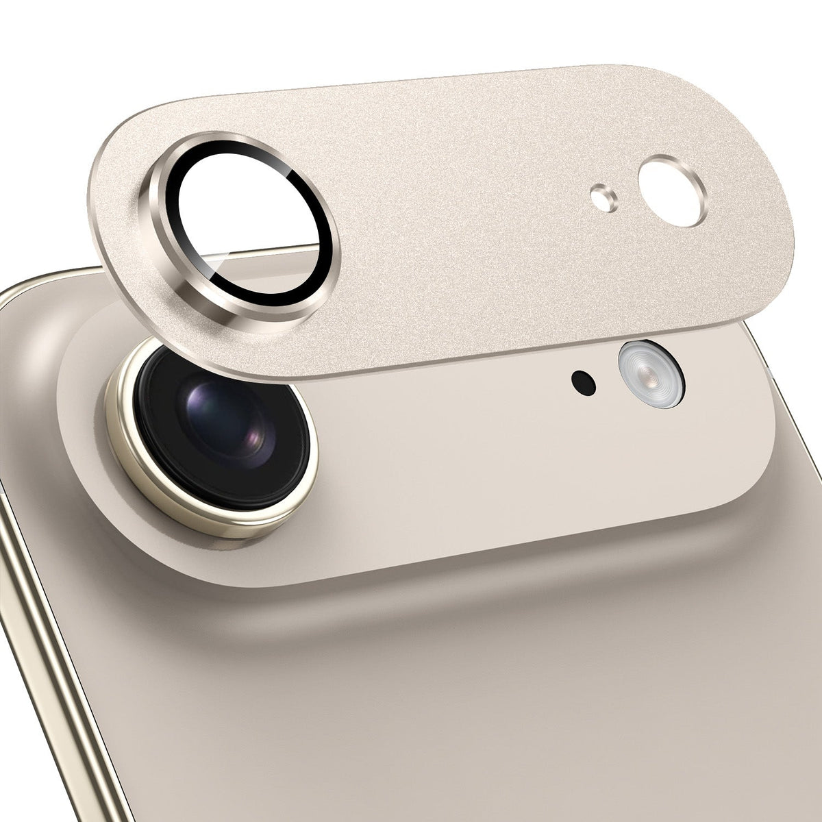 Tough On Rear Camera Protector Matte Metal for iPhone