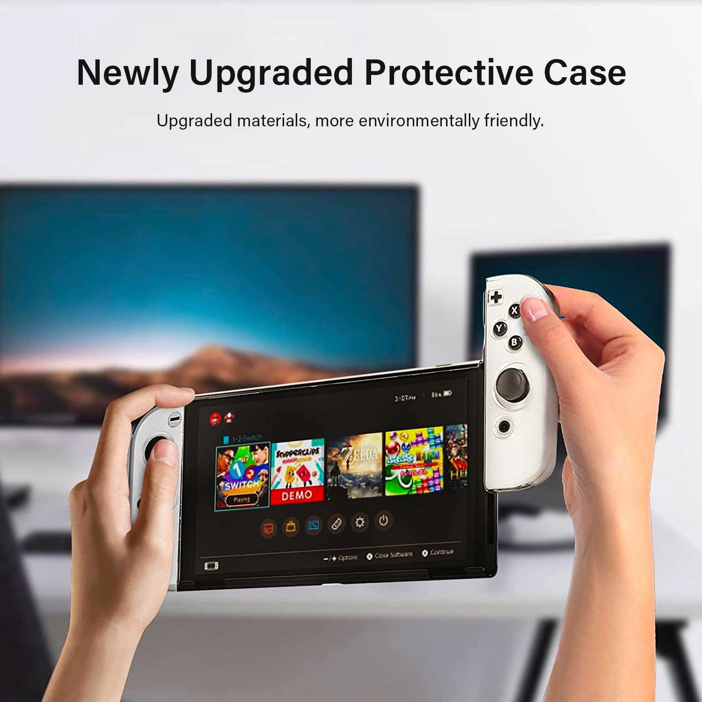 Nintendo Switch Case OLED 2021 Hard Matte Clear