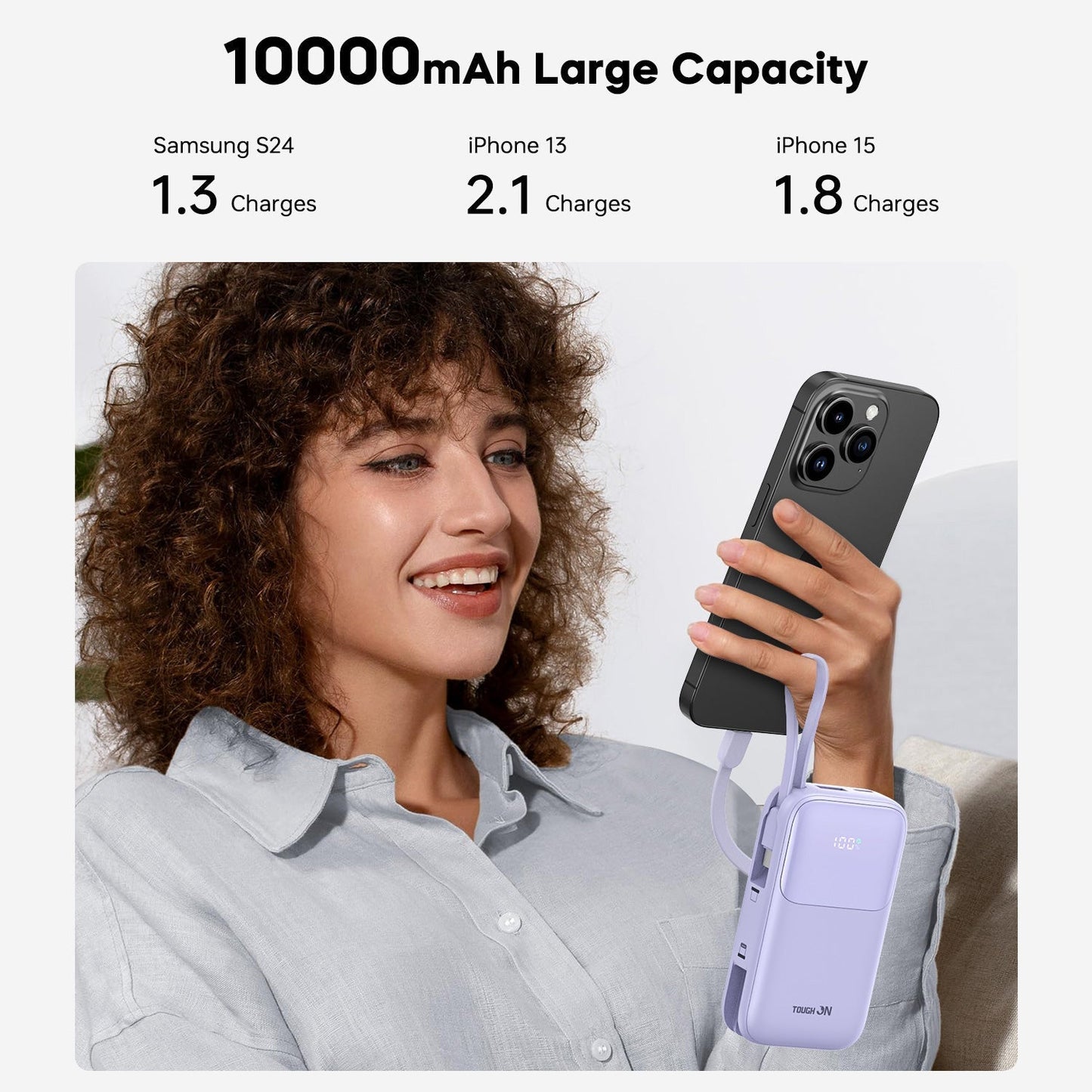 Tough On 10000mAh Power Bank (20W) + USB-C Charger (30W,AU) Bundle