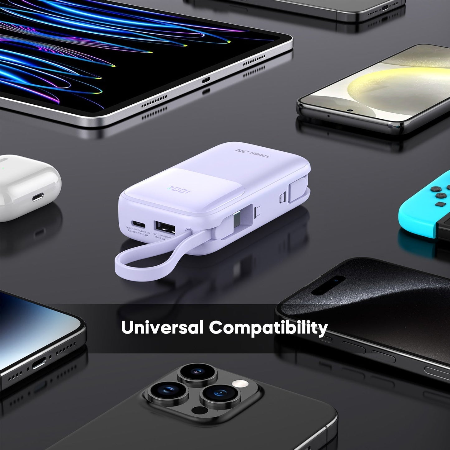 Tough On 10000mAh Power Bank (20W) + USB-C Charger (30W,AU) Bundle