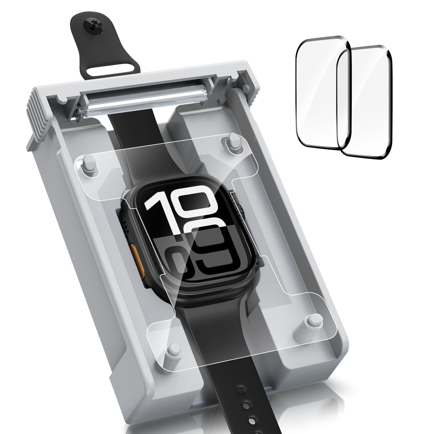 Tough On Apple Watch Screen Protector with Install Kit 2 Pack