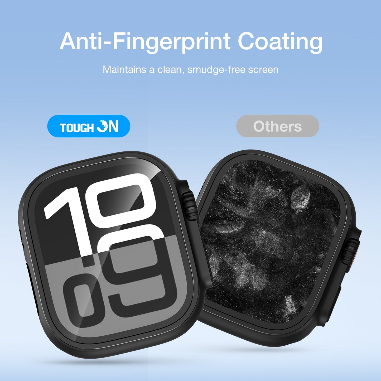 Tough On Screen Protector 2 Pack for Apple Watch with Installation Kit