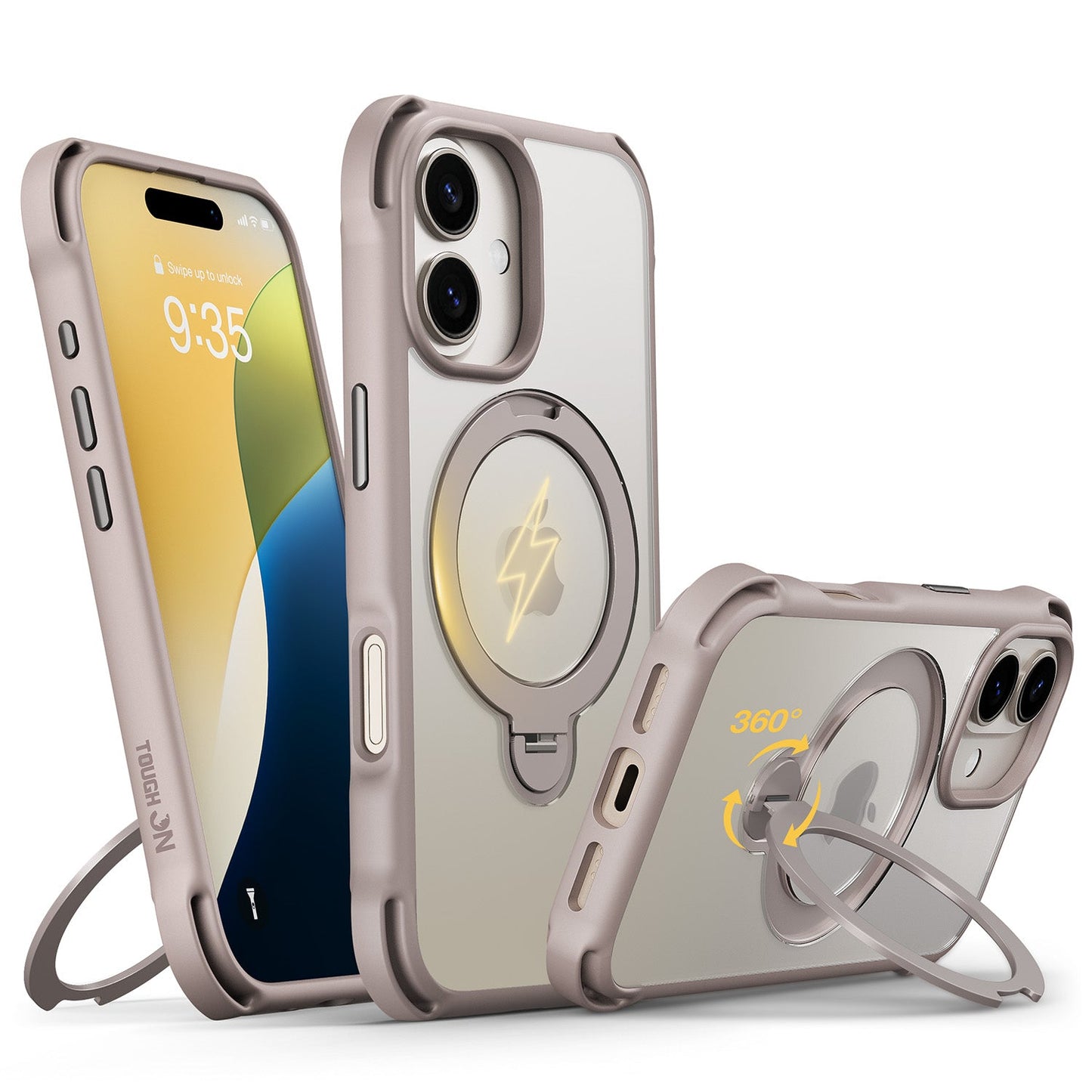 Tough On Armor Ultimate Case with Stand MagSafe Compatible for iPhone 17 Series-5