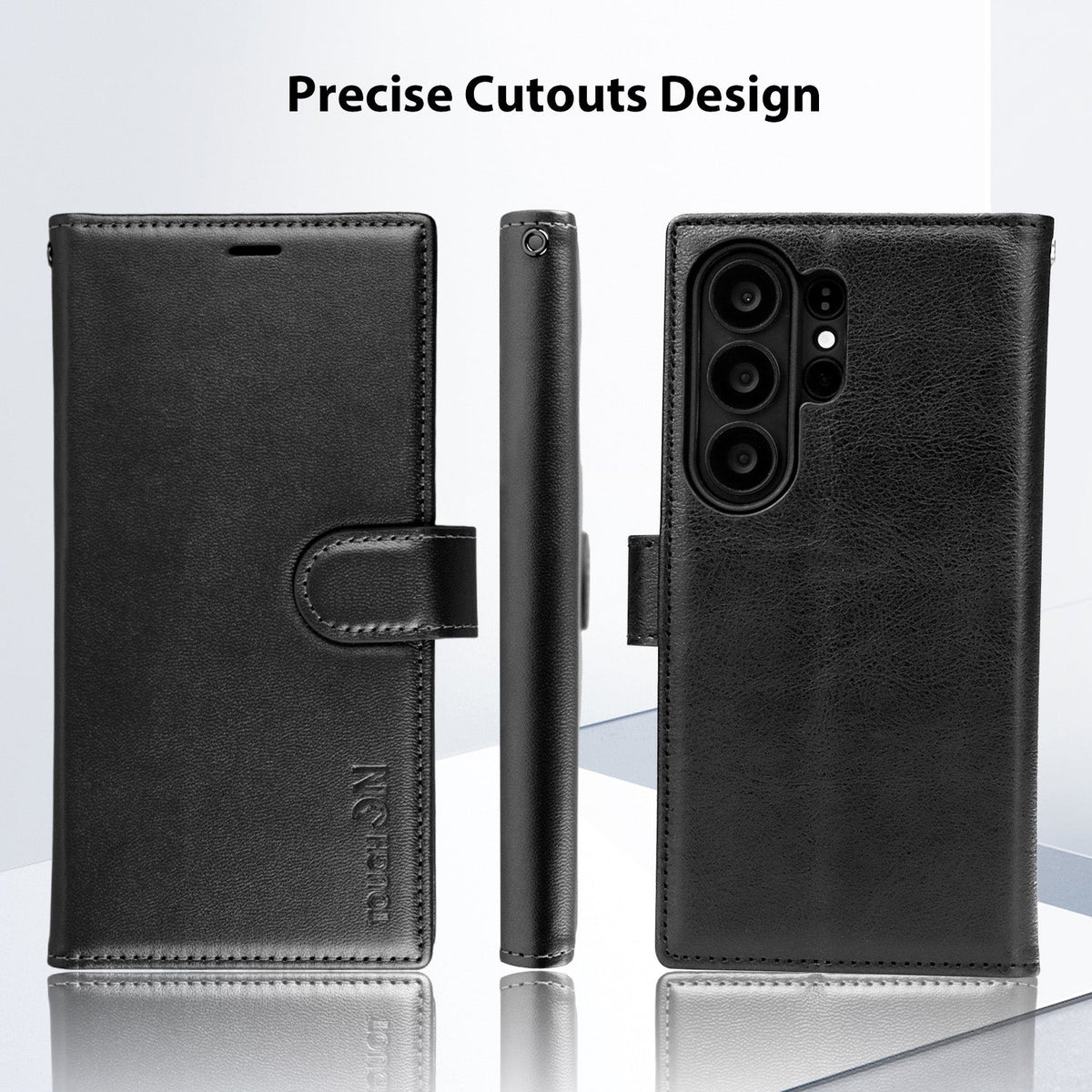 Tough On Samsung Galaxy Flip Wallet Leather Case