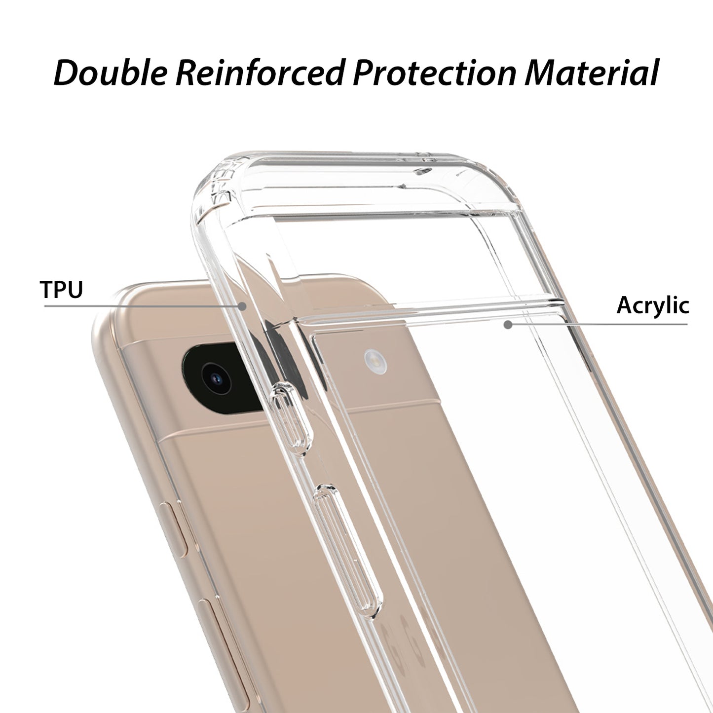 Tough On Google Pixel 8a Case Clear Air