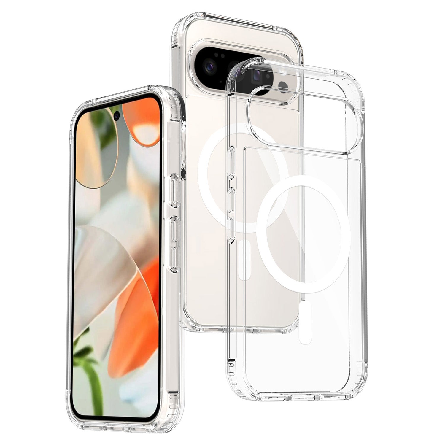 Tough On Google Pixel 9 Pro XL Case Clear Air with MagSafe