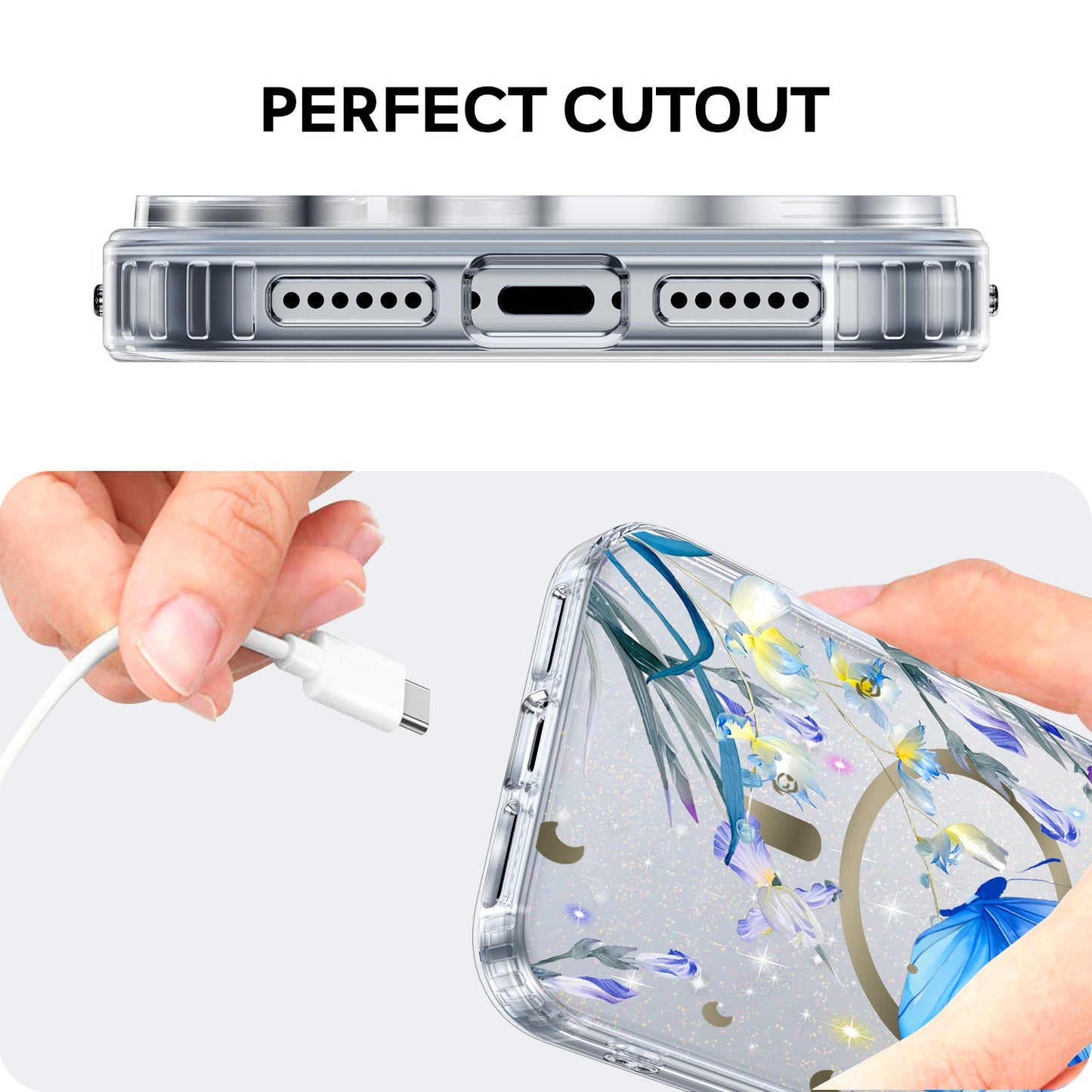 Tough On IMD Pattern Case With MagSafe for iPhone 17 Series