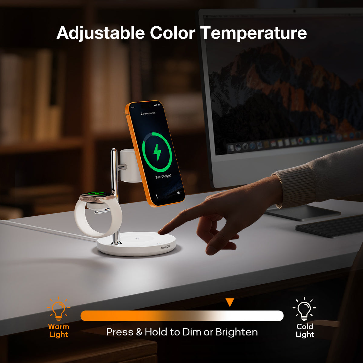 Tough On MagMore Qi2.2 25W 4-in-1 Wireless Charger